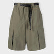 Industrial Belt Cargo Shorts Green