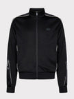 Knit Tape Track Jacket Black