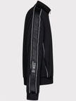 Knit Tape Track Jacket Black