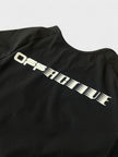 Off-White Logo Print Performance Top Black