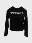 Off-White Logo Print Performance Top Black