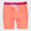 Logo Waistband Track Shorts Coral Red