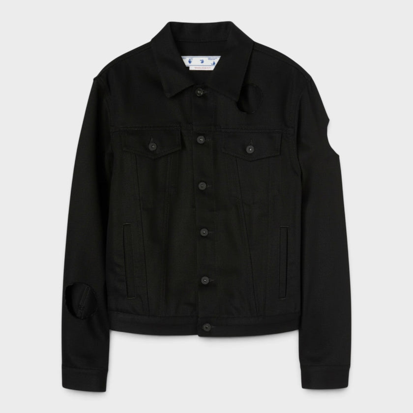 Meteor Slim Denim Jacket Black