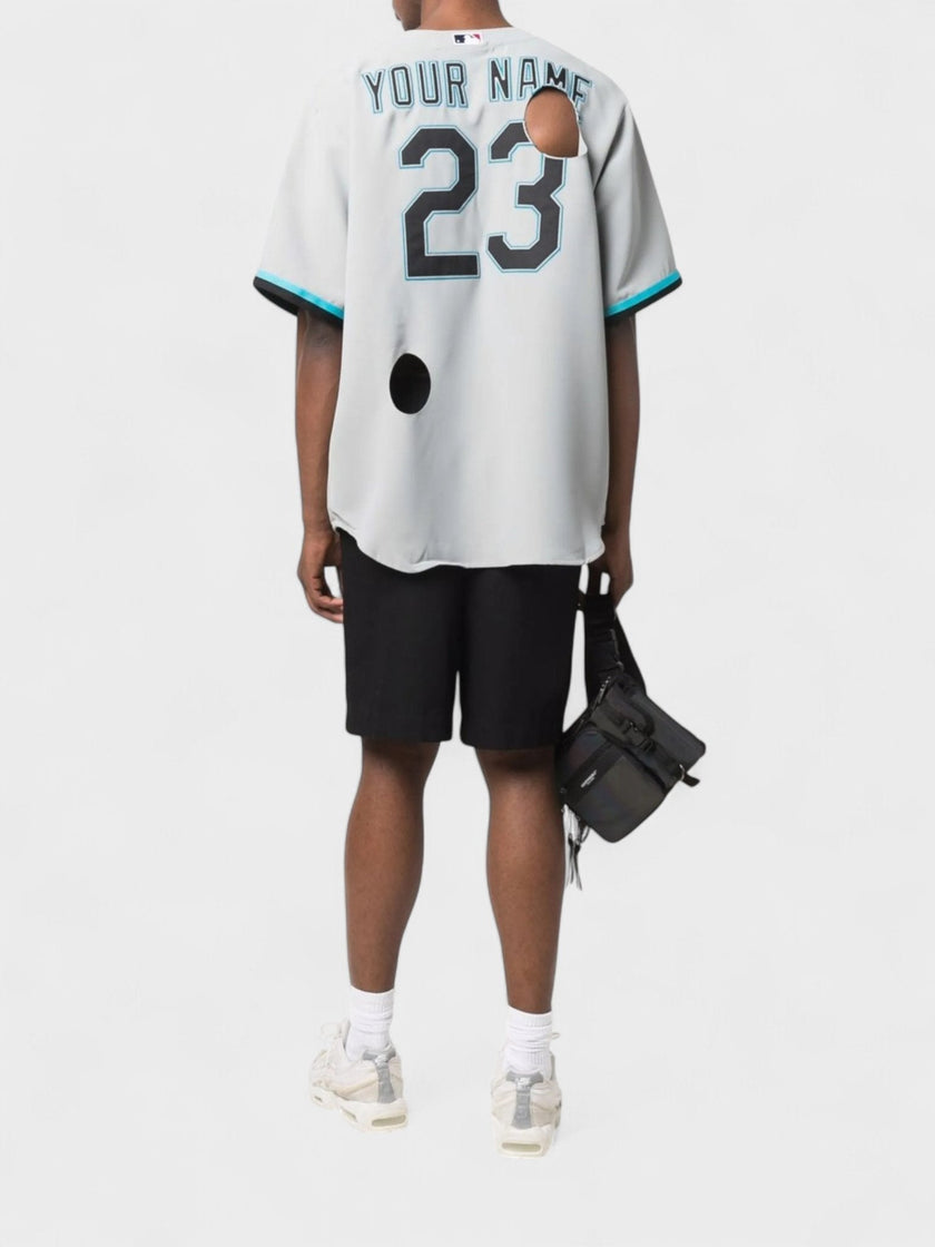 Off-White Miami Marlins Cut-Out Shirt