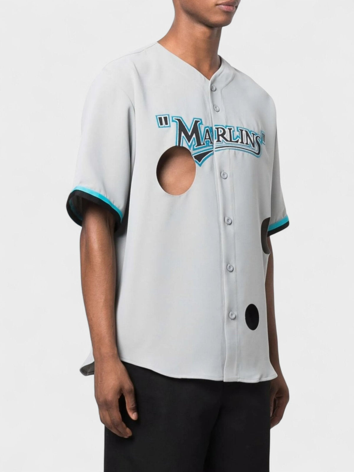 Off-White Miami Marlins Cut-Out Shirt
