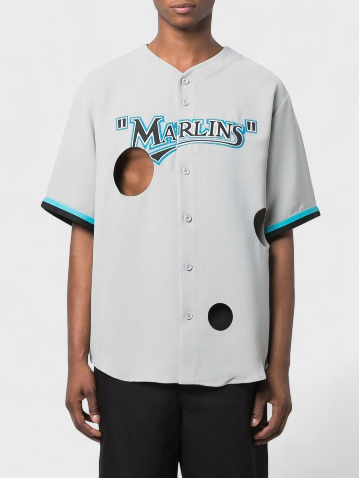 Off-White Miami Marlins Cut-Out Shirt