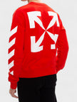 Off-White Monalisa Arrow Slim Crewneck Red White