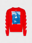 Off-White Monalisa Arrow Slim Crewneck Red White