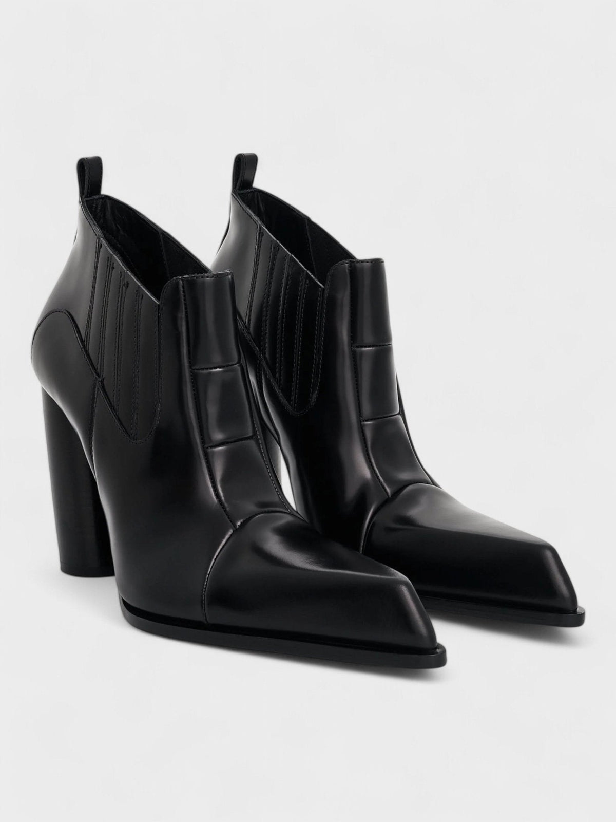 Off-White Moon Beatle Shade Ankle Boots Black