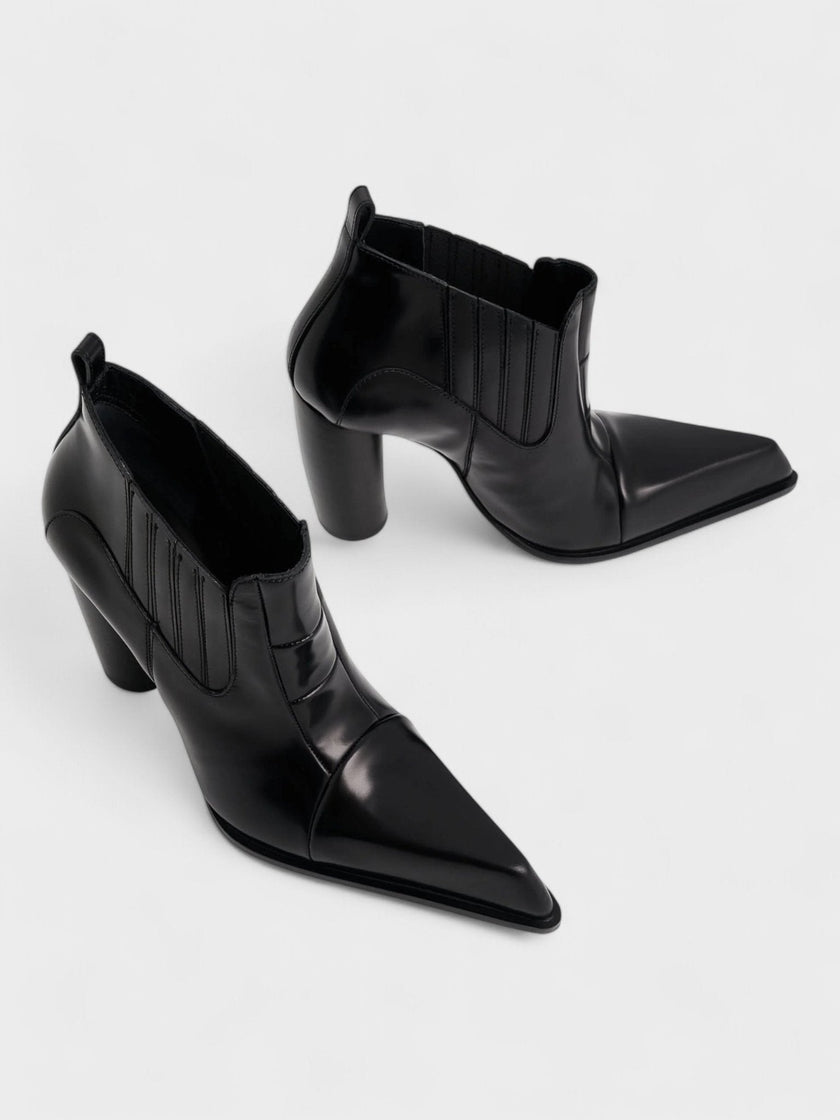 Off-White Moon Beatle Shade Ankle Boots Black
