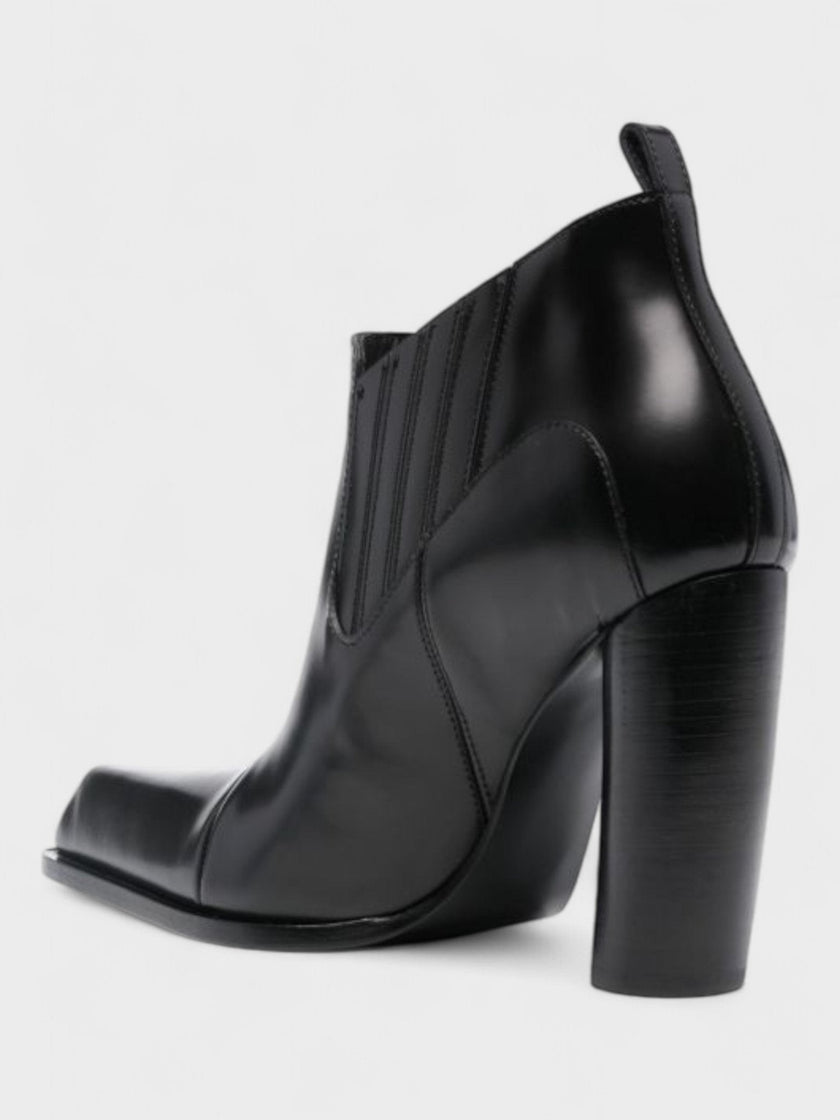 Off-White Moon Beatle Shade Ankle Boots Black