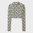 Moon Sec Skin Turtle Crop Top Yellow Black