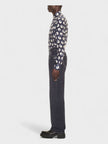 Off-White Off Embroidered Loose Jeans Blue