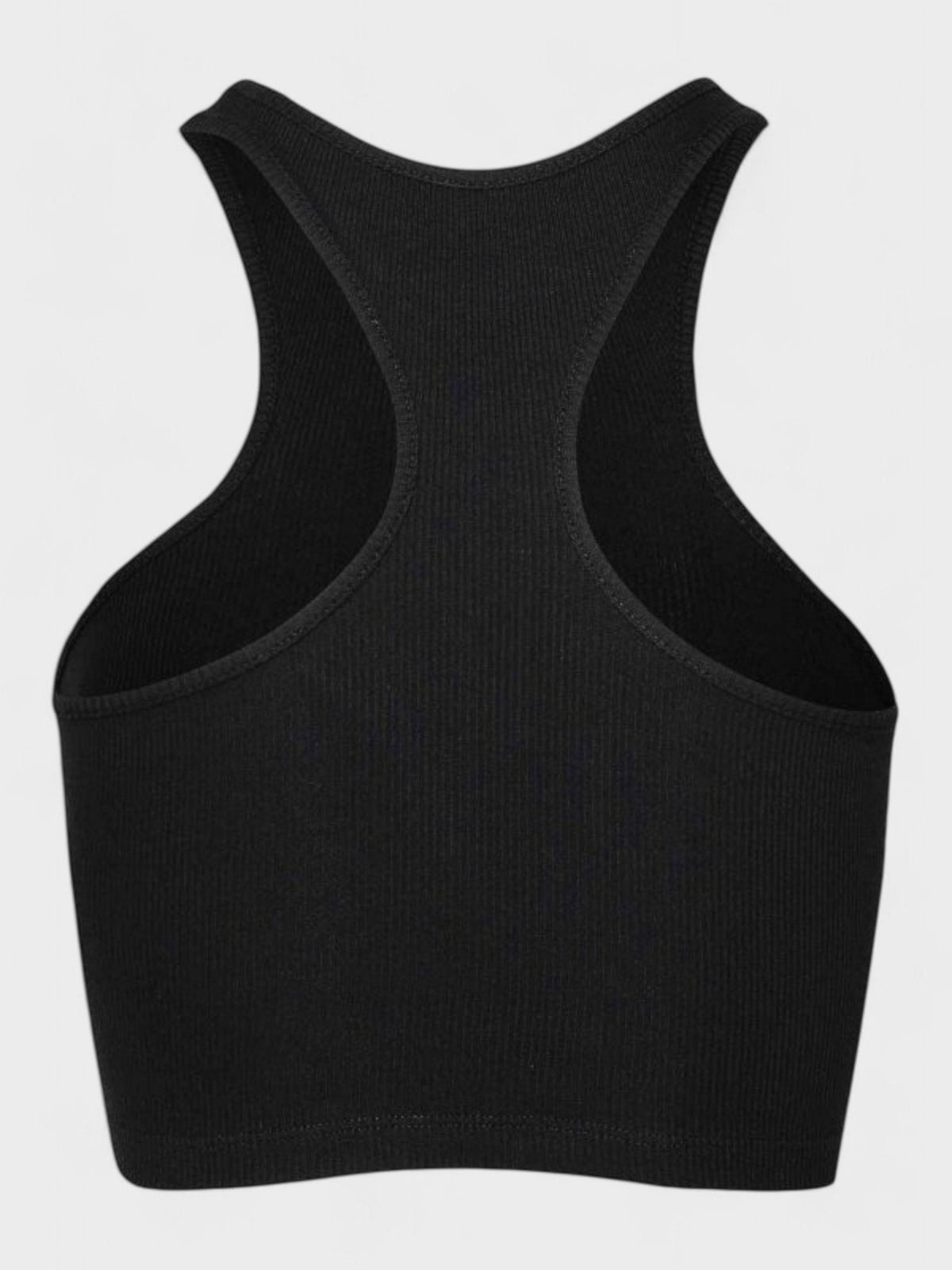 Off-White Off Stamp Rib Rowing Top Black