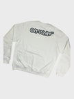 Off-White Logo Print Crewneck White