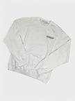 Off-White Logo Print Crewneck White