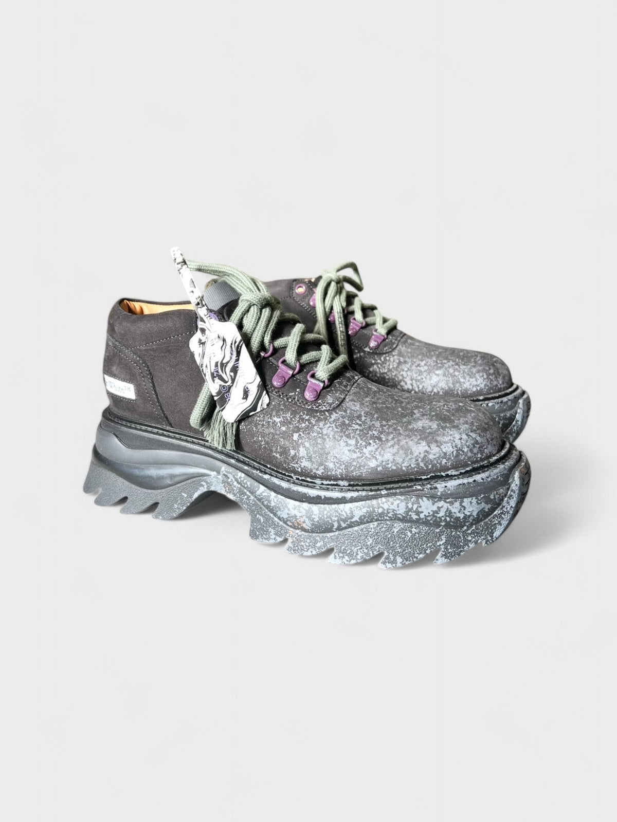 Sculpted Platform Chunky Sneakers Black