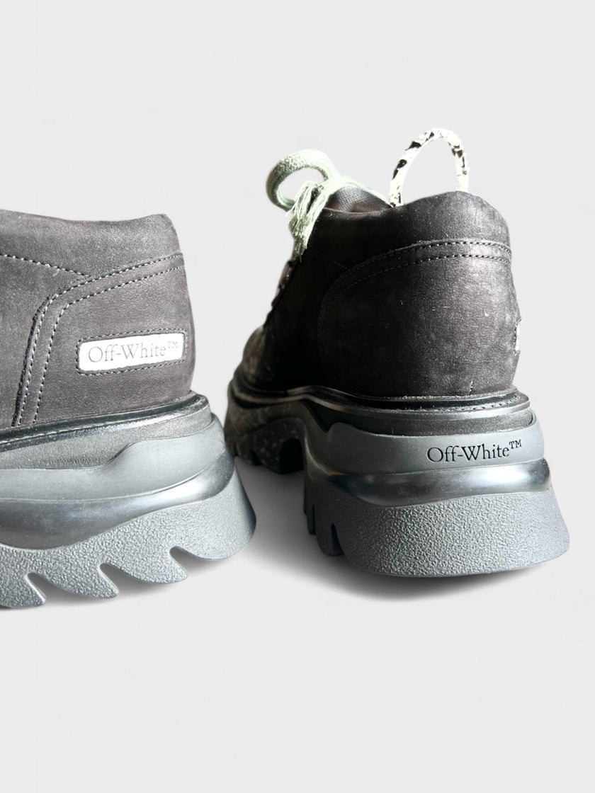 Sculpted Platform Chunky Sneakers Black