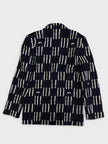 Off-White Shibori Woven Tomboy Jacket Cobalt Blue