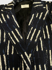 Off-White Shibori Woven Tomboy Jacket Cobalt Blue