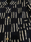 Off-White Shibori Woven Tomboy Jacket Cobalt Blue