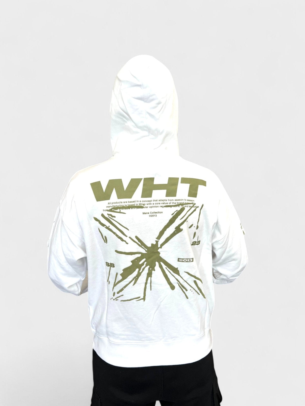 Off-White Splash Arrow Skate Hoodie White