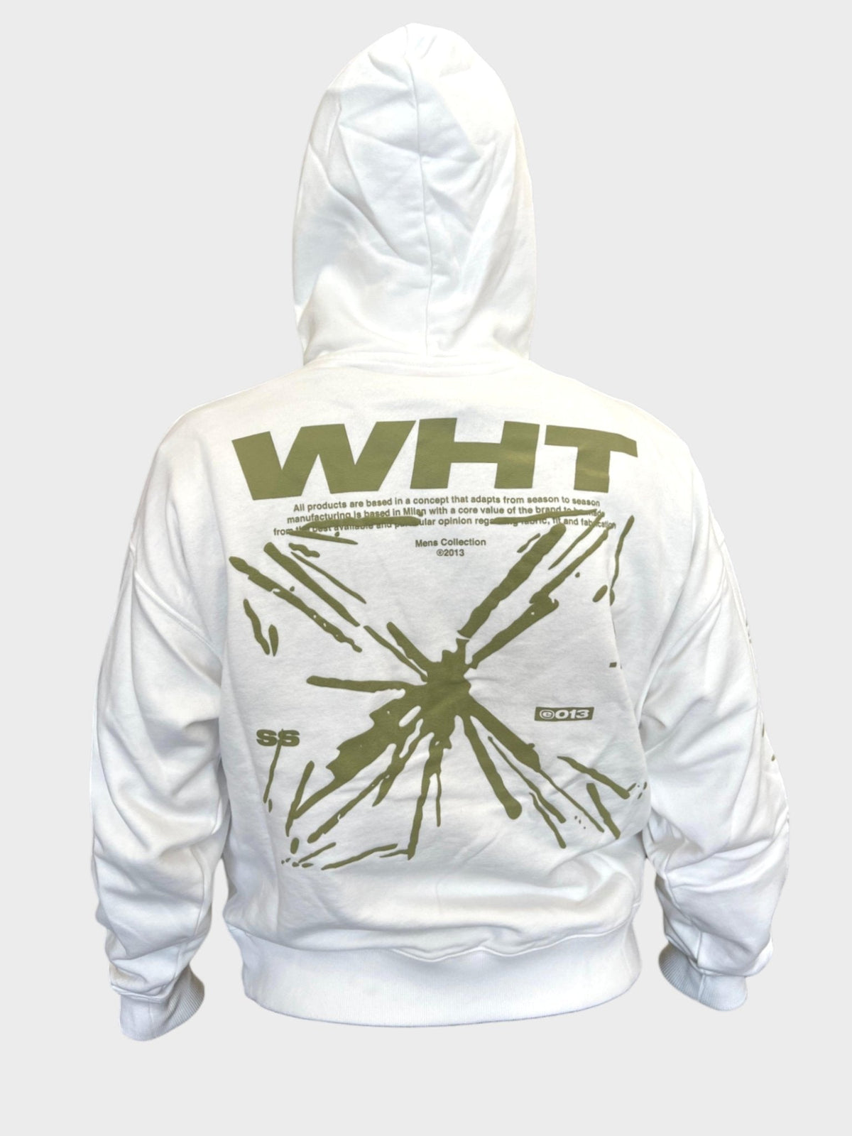 Off-White Splash Arrow Skate Hoodie White