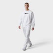 Spray Helv Skate Crewneck White
