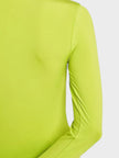 Off-White Stamp Long Sleeve Turtleneck Yellow