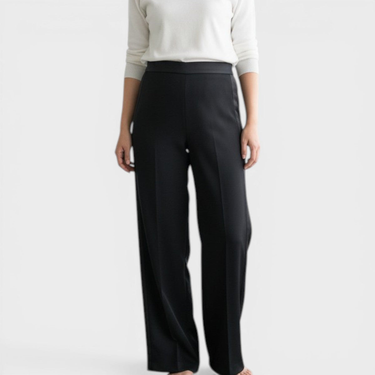Tuxedo Split Pants Black