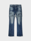 Upside Down Flared Jeans Denim