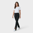 Wool Blend Basic Slim Pant Black