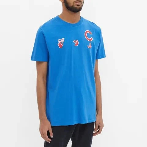 OFF-WHITE  X Mlb Chicago Cubs T-Shirt