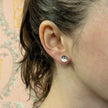 Official Yeo Valley Silver Heart Earrings