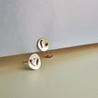 Official Yeo Valley Silver Heart Earrings