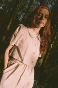 Frances Linen Cropped Blouse  - Primrose - size S/M on pre-order for end of September delivery