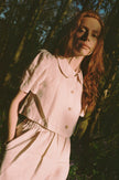 Frances Linen Cropped Blouse  - Primrose - size M on pre-order for end of September delivery