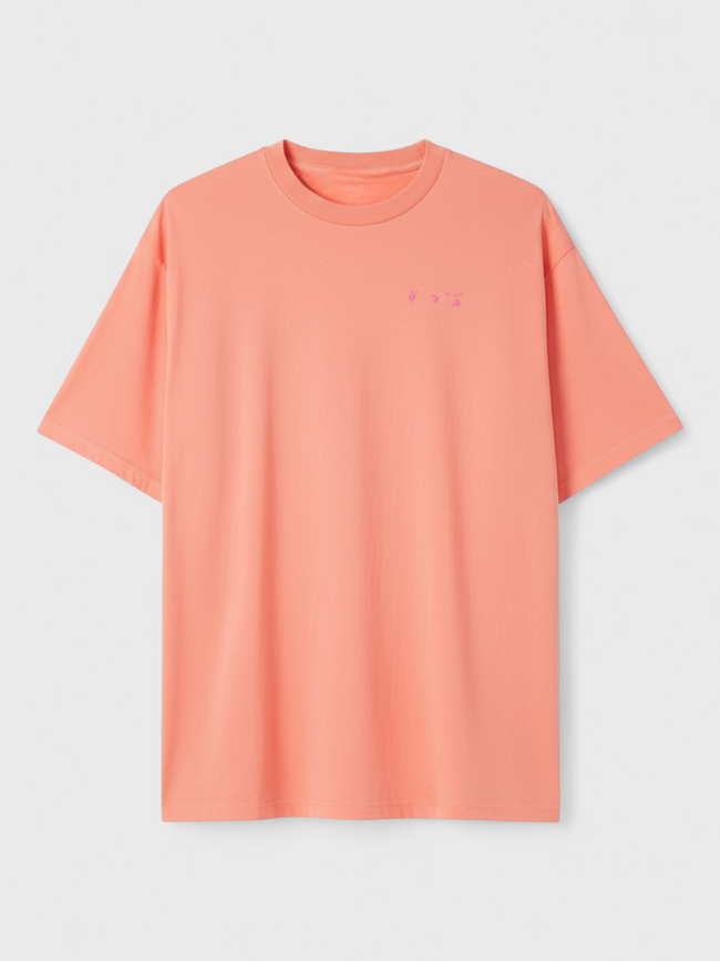 Off-White Casual Logo T-Shirt Pink