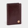 Medusa Bi-fold Wallet Ayer Printed Maroon Brown