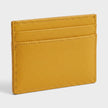 Medusa Card Case Quilted Mustard Yellow