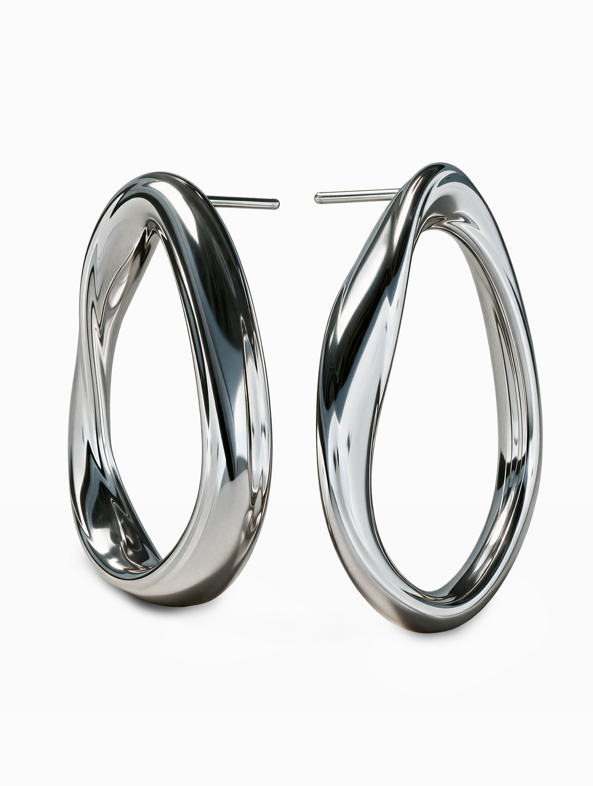 Oura Earrings | Sterling Silver