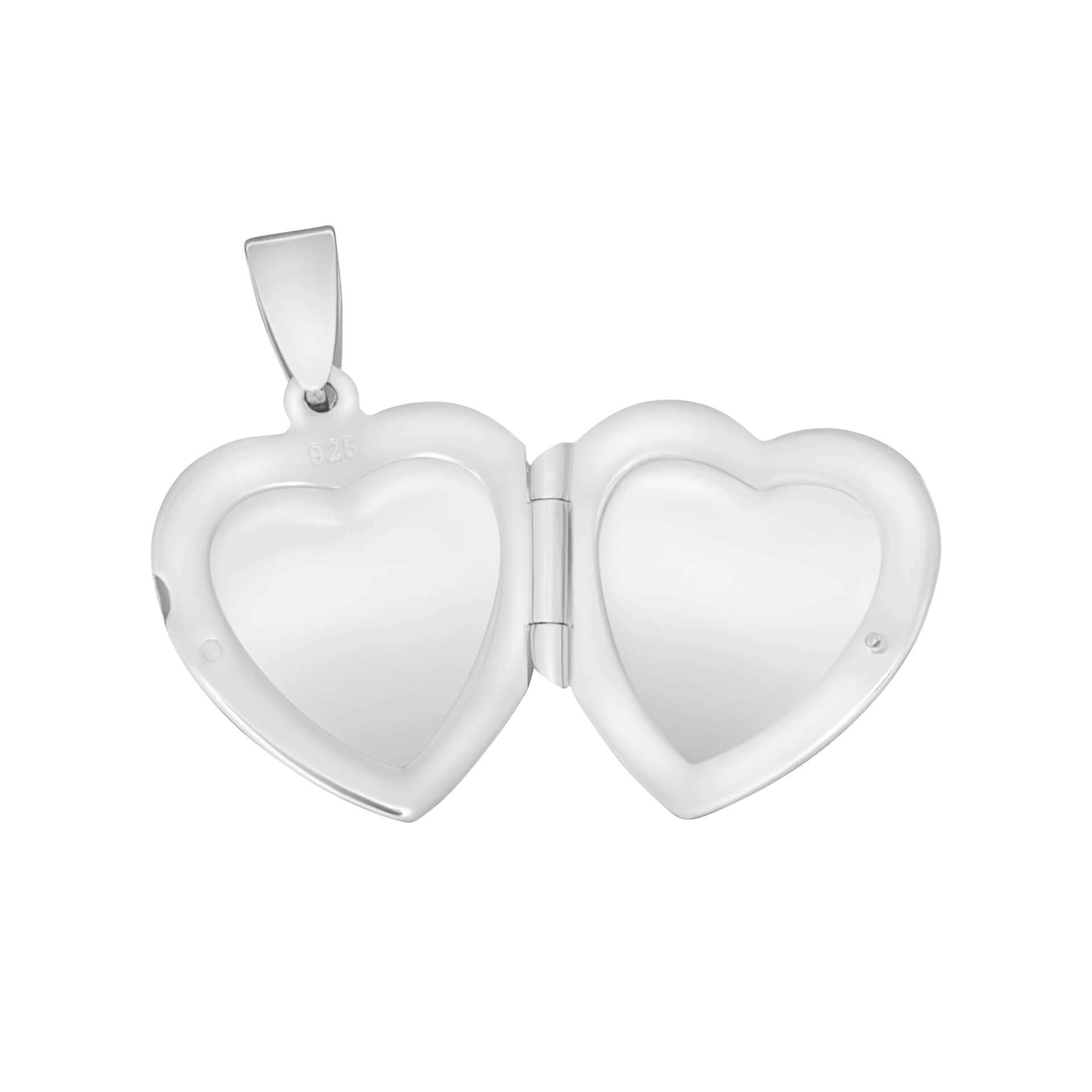 Beginnings Large Silver Heart Locket