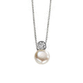 Beginnings Fresh Water Pearl and Cubic Zirconia Pendant