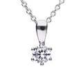 Diamonfire Six Claw Carat Pendant
