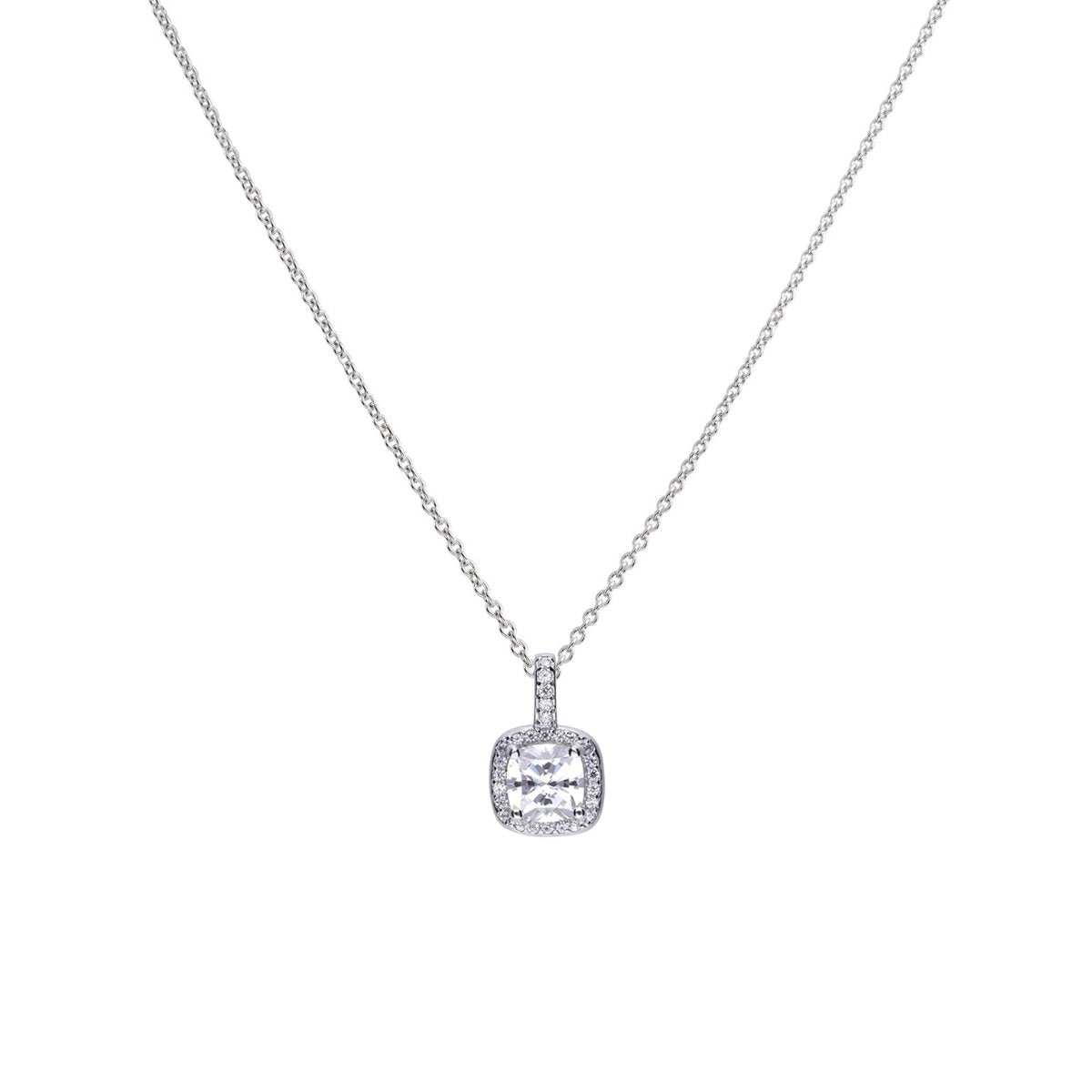 Diamonfire Quadratischer Pavé-Anhänger