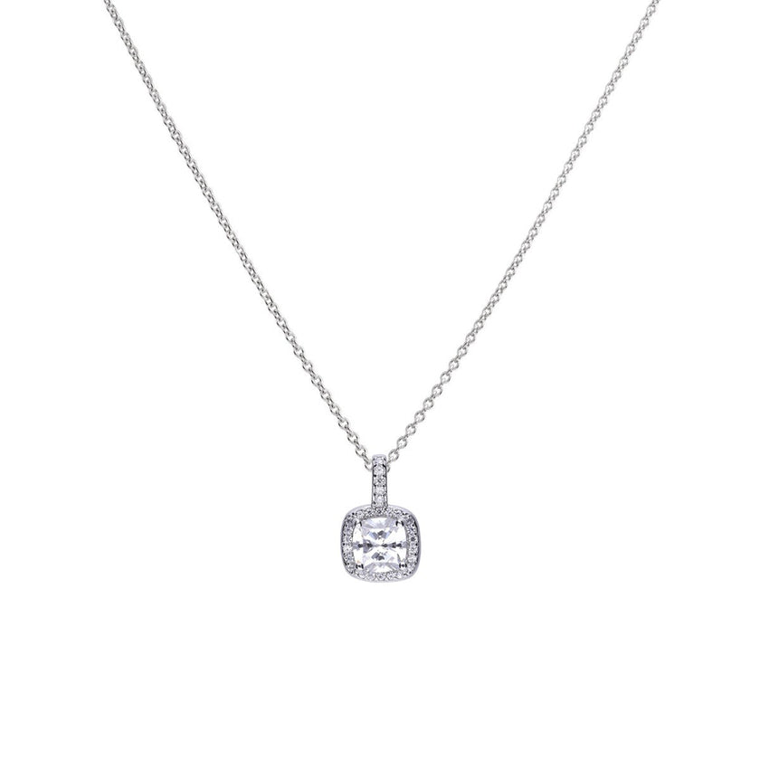 Diamonfire Quadratischer Pavé-Anhänger