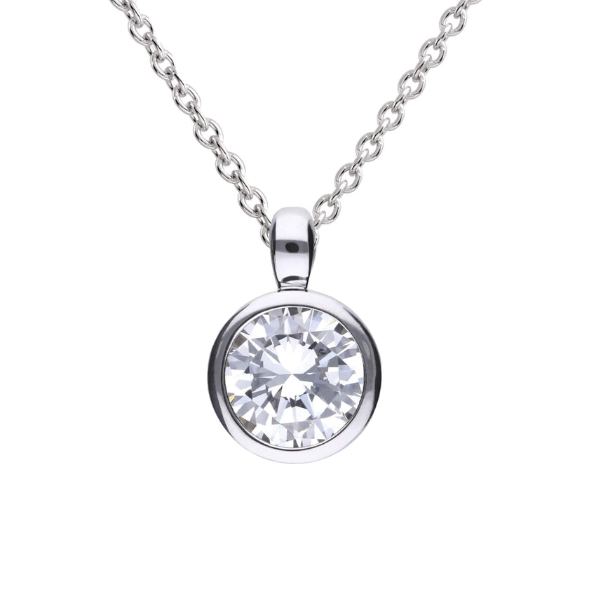 Diamonfire Bezel Set Carat Pendant