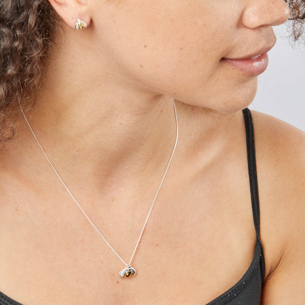 Beginnings Small Bee Pendant
