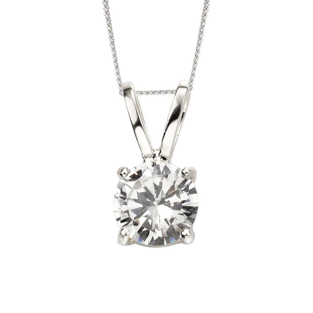 Beginnings Double Bail Pendant with Cubic Zirconia