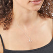 Beginnings Initial Pendant with CZ